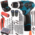 Mașină de Înșurubat 14,4V cu 2 Acumulatori – Set 77 Piese