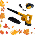 Suflantă Portabilă cu 2 Acumulatori – Pentru Curte, Mașină și Atelier