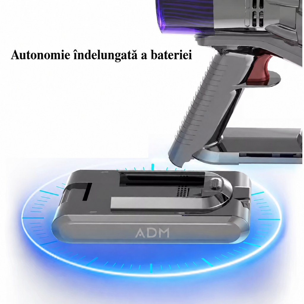 Aspirator Vertical Fără Fir ADM 2-în-1