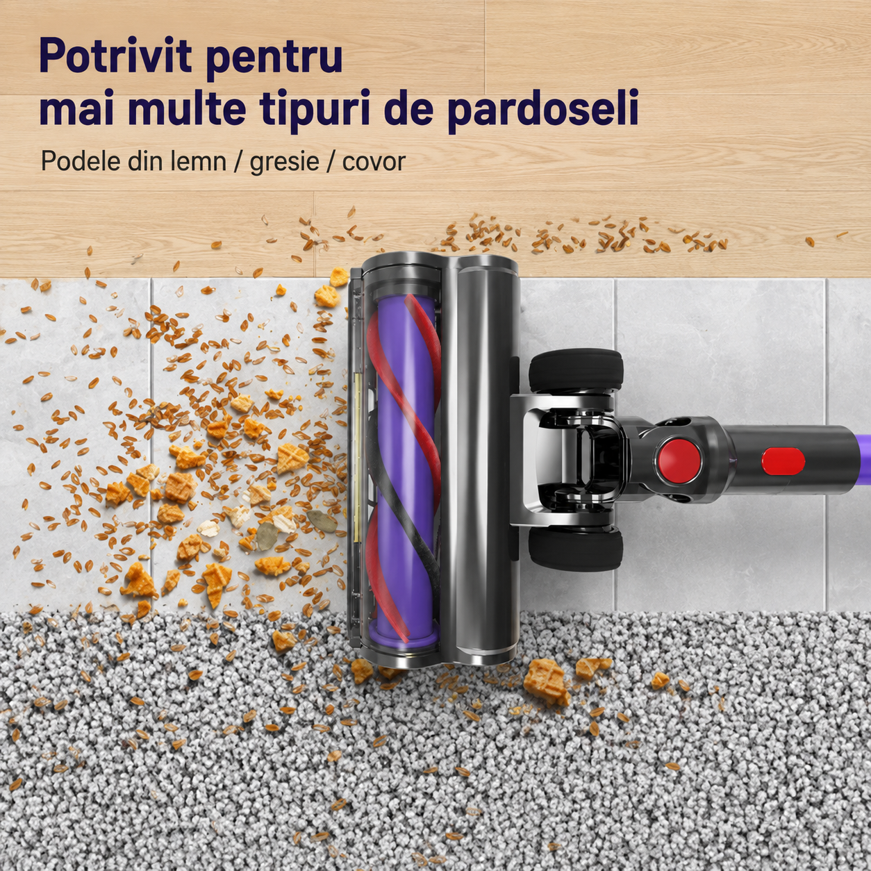 Aspirator Vertical Fără Fir ADM 2-în-1